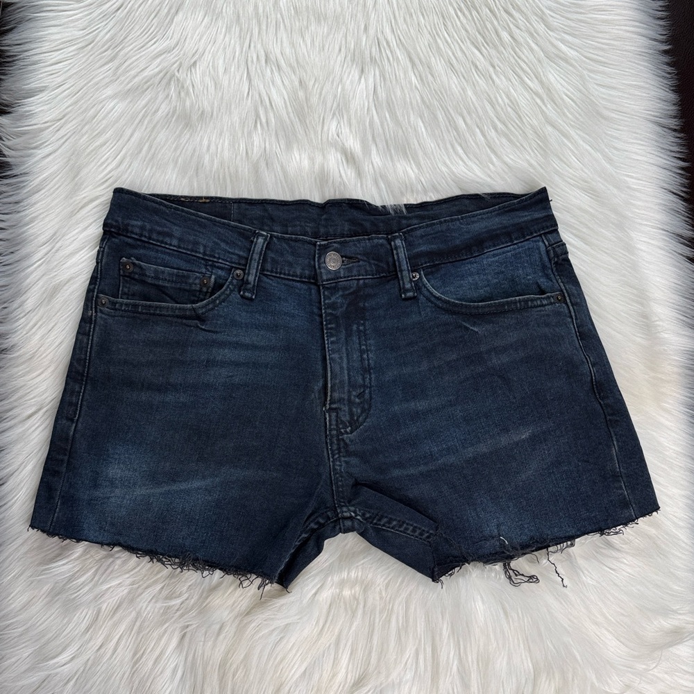 Levi’s 511 33” Blue Medium Wash Upcycled Denim Cutoffs